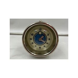 Pottery Barn VTG  Style Desk Clock Pottery Barn Automobilia Car Dash Gauge
